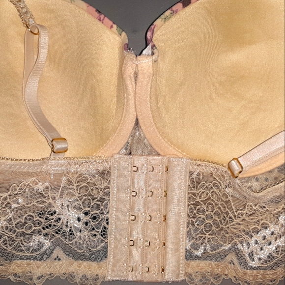 NWT☆RENE ROFE 34C Lacey Balconette Push-up Bra☆Beautiful - Picture 11 of 16